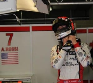 Alexander Rossi spa garage 2011