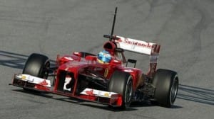 Alonso Barca test 2013