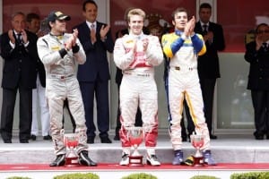 Monaco podium gp2