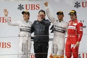 Chinese GP Podium 2014