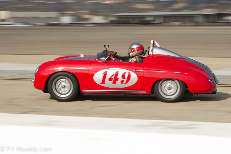 The 1958 Porsche 356A owned and driven by Peter Smith of Del Mar.