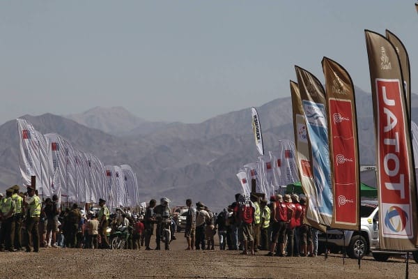 Dakar Yamaha arrival
