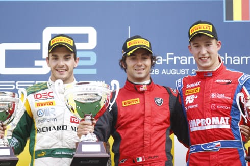 Luca Filippi sprints to Spa victory 2011