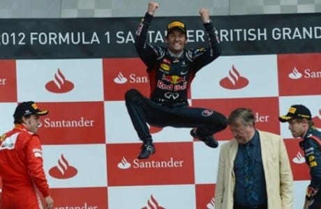 MARK WEBBER BRITISH WIN