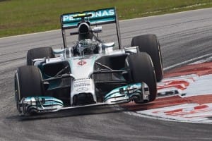 Mercedes AMG Friday practice Malaysia 2014