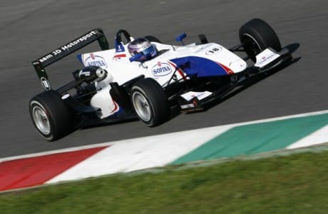 Nicholas Latifi in azione con la Mygale