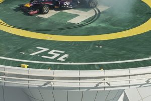 Celebration in Dubai after clinching fourth consecutive Drivers’ and Constructors’ World Championships