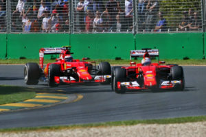 OZ GP 2015 Vettel Kimi