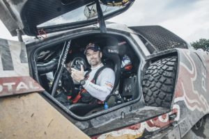 Sebastien Loeb (FRA) from Team Peugeot Total at the end of the stage 3 of Rally Dakar 2016 from Termas de Rio Hondo to Jujuy, Argentina on January 5, 2016.