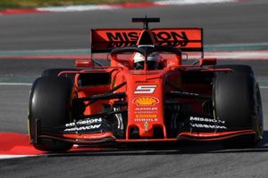 CIRCUIT DE BARCELONA-CATALUNYA, SPAIN - FEBRUARY 18: Sebastian Vettel, Ferrari SF90 during the Pre-season Test at Circuit de Barcelona-Catalunya on February 18, 2019 in Circuit de Barcelona-Catalunya, Spain. (Photo by Mark Sutton / Sutton Images)