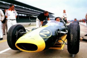 Jim Clark of Lotus at Indy