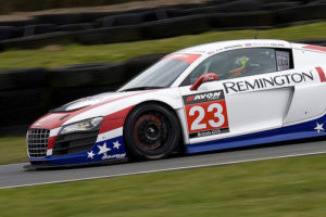 Brown in Audi at spa