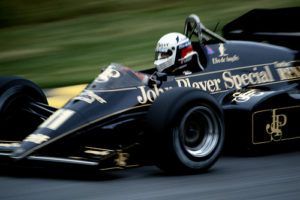 Elio de Angelis Qualifying the Lotus-Renault in the European GP