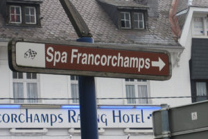 Spa Francorchamps sign